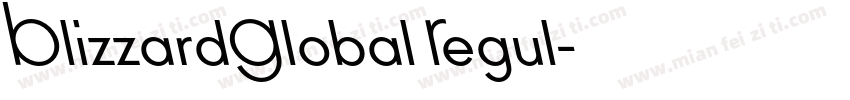 BlizzardGlobal Regul字体转换